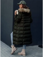 Dámsky zimný kabát LUXWARM zelený FashionStreet TY4377