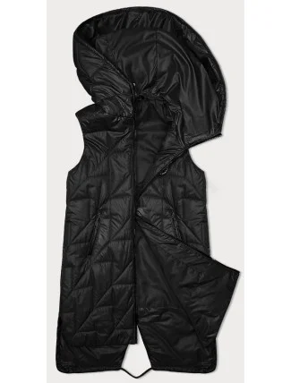 Dámska prešívaná vesta s asymetrickou spodnou časťou S'West black (B8237-1) Dámska prešívaná vesta s asymetrickou spodnou časťou S'West black (B8237-1)