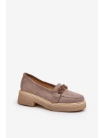 Dámske semišové mokasíny Cappuccino Zazoo 3429/W Dámske semišové mokasíny Cappuccino Zazoo 3429/W