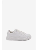 Trampki Sneakersy Męskie Z Eko Skóry Big Star OO174118 Białe