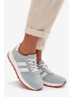 Dámské tenisky z přírodního semiše mátové Marceline