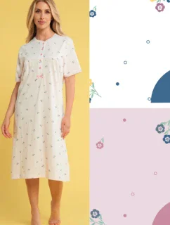 Dámska nočná košeľa Karelpiu KC4043