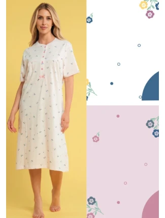 Dámska nočná košeľa Karelpiu KC4043