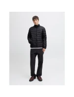Jack&Jones pánska páperová bunda JJEBRADLEY LIGHT PUFFER COLLAR NOOS 12280971 BLACK