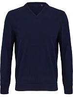NEOBLU Sullivan Men Pánsky sveter s výstrihom do V 24.3987 night blue NEOBLU Sullivan Men Pánsky sveter s výstrihom do V 24.3987 night blue