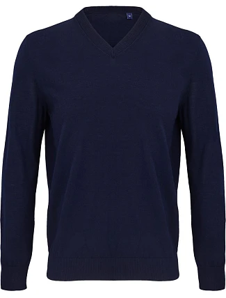 NEOBLU Sullivan Men Pánsky sveter s výstrihom do V 24.3987 night blue NEOBLU Sullivan Men Pánsky sveter s výstrihom do V 24.3987 night blue