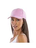 Result Headwear RC 081X 6-panelová nízkoprofilová čiapka s kšiltom 28.081X červená