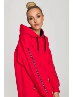 Dámska mikina M696 červená - Made Of Emotion