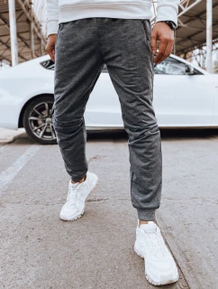 FashionStreet pánske svetlosivé tepláky UX4284