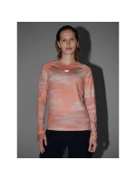 Dámske rýchloschnúce cyklistické tričko s dlhým rukávom 4F 4FWSS25TFLOF344-70A