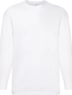 Fruit of the Loom Valueweight T LSL Tričko s dlhým rukávom 16.1038 biele