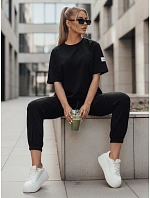 Dámsky teplákový komplet RIZNA black FashionStreet AY1032 Dámsky teplákový komplet RIZNA black FashionStreet AY1032