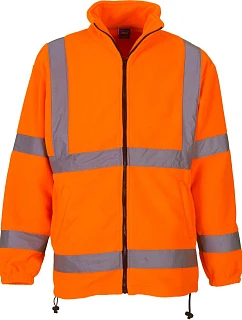 Yoko HVK 08 Hi-Vis fleecová bunda 79.VK08, vysoká viditeľnosť, oranžová