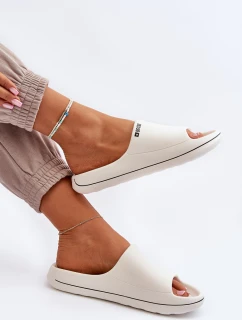 Lekkie Klapki Damskie Big Star NN274A043 Białe