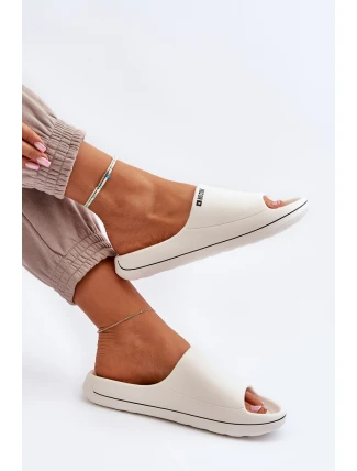 Lekkie Klapki Damskie Big Star NN274A043 Białe