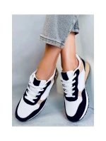 Dámska športová obuv BB2216 White-Black-Beige - Inello