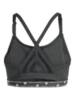 Podprsenka Adidas Aeroreact Training Light-Support 3-Stripes Bra W HC7870