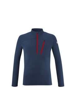 MILLET M Morpho Zip Ls Tričko námornícka modrá