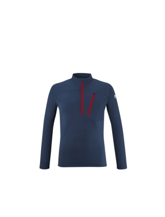 MILLET M Morpho Zip Ls Tričko námornícka modrá MILLET M Morpho Zip Ls Tričko námornícka modrá