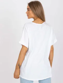 Tričko DHJ TS 6860.26X biela a žltá