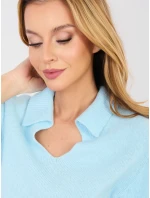 Jumper MI SW 0120.16 svetlo modrý