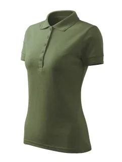Pique Polo Free dámske polo tričko khaki