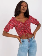 Blúzka RO BZ 2516 13.11 červená - FPrice