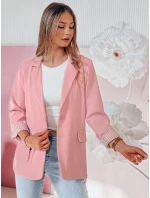 Dámska nadrozmerná bunda RESIDAL pink FashionStreet PY0123 Dámska nadrozmerná bunda RESIDAL pink FashionStreet PY0123