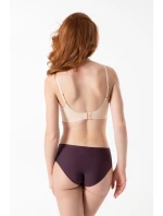 Julimex Tmavá slivka Jednoduché klasické nohavičky S-XL