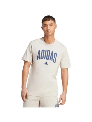 Pánske tričko adidas Collegiate Lineage beige JM6415 pánske