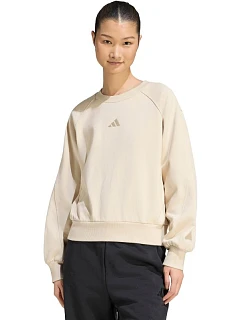 Dámska mikina adidas Kit Small Logo, béžová, KV9823