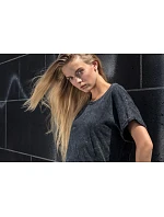 Build your Brand BY 053 Dámske tričko „Acid Wash“ 56.0053 asfaltová Build your Brand BY 053 Dámske tričko „Acid Wash“ 56.0053 asfaltová