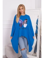 Oversize blúzka s potlačou nevädze