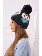 Dámska čiapka Owl K340 navy blue