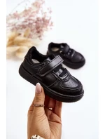 Detská nízka športová obuv Black Frillo