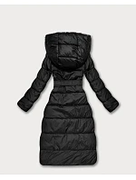 Obojstranná zimná bunda z umelej kožušiny Minority black (P3-6020-1) Obojstranná zimná bunda z umelej kožušiny Minority black (P3-6020-1)