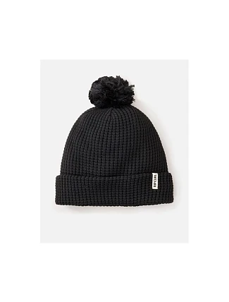 Čiapka RIP CURL Anoeta Reg Pom Pom Beanie, čierna Čiapka RIP CURL Anoeta Reg Pom Pom Beanie, čierna
