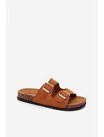 Dámske papuče s prackami Camel Brigid Dámske papuče s prackami Camel Brigid