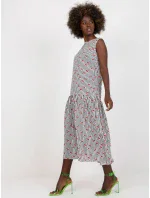 Šaty LK SK 506986 1.89 biela a čierna