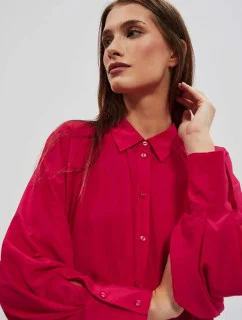 Dámske tričko L-KO-4013 tmavo ružové - Moodo