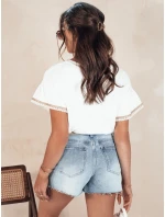 Dámske džínsové šortky HOTSHORT modré FashionStreet SY0366