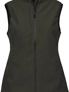 Tee Jays TJ 9523 3-vrstvová dámska softshellová vesta „Performance“ 18.9523 lovecká zelená