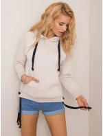 Dámska mikina TW BL G031.20P svetlo béžová Dámska mikina TW BL G031.20P svetlo béžová