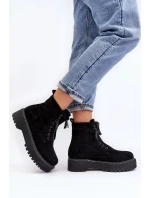 Dámske členkové topánky M532-1 model 190537 Black - ERYNN Dámske členkové topánky M532-1 model 190537 Black - ERYNN