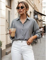 Dámske nadrozmerné tričko BLISS sivé FashionStreet DY0350 Dámske nadrozmerné tričko BLISS sivé FashionStreet DY0350