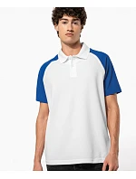 Kariban K 226 Baseballové polo tričko z piké 20.K226 čierne/svetlosivé/červené Kariban K 226 Baseballové polo tričko z piké 20.K226 čierne/svetlosivé/červené