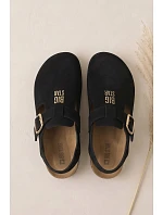 Dámske sandále z prírodného semišu Big Star TT274544 Black Dámske sandále z prírodného semišu Big Star TT274544 Black