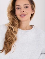 WT BL mikina A1047.69 svetlo šedá