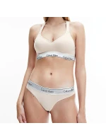 Dámske metalické tangá Modern Cotton QF6136E-VJS - Calvin Klein