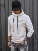 FashionStreet ecru pánska mikina BX5461 FashionStreet ecru pánska mikina BX5461